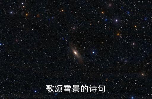雪景的詩(shī)句，有關(guān)雪的詩(shī)句
