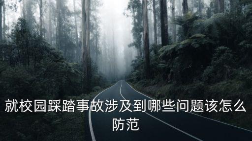 學校踩踏事故，就校園踩踏事故涉及到哪些問題該怎么防范