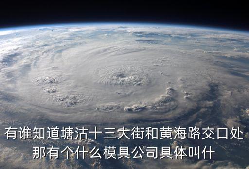 有誰知道塘沽十三大街和黃海路交口處那有個什么模具公司具體叫什
