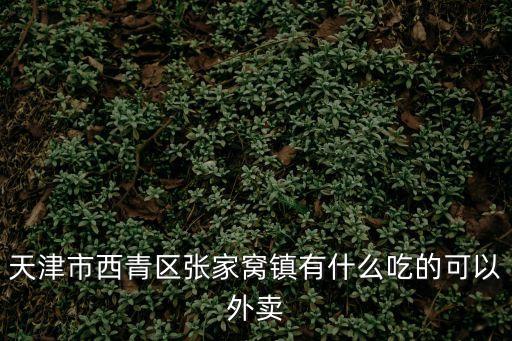 天津市西青區張窩附近美食，天津市西青區張家窩鎮有什么吃的可以外賣