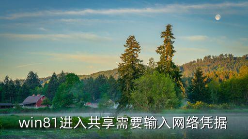 輸入網(wǎng)絡(luò)憑據(jù)，win10系統(tǒng)訪問局域網(wǎng)中其他電腦要怎么輸入網(wǎng)絡(luò)憑據(jù)