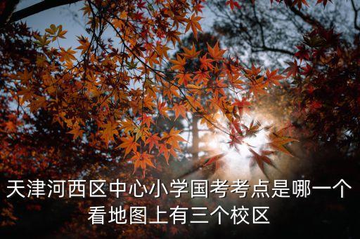 天津市河西區聯合校區中心校，河西區中心小學總部劃片