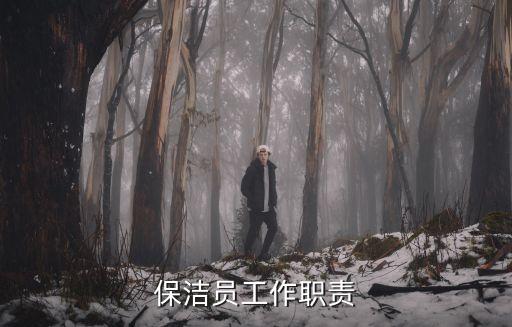 公司保潔員，單位保潔員是干什么的