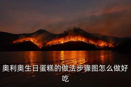 奧利奧生日蛋糕的做法步驟圖怎么做好吃