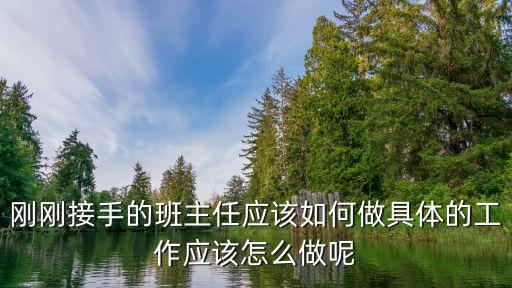 剛剛接手的班主任應(yīng)該如何做具體的工作應(yīng)該怎么做呢