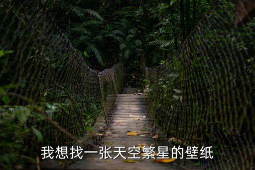 我想找一張天空繁星的壁紙