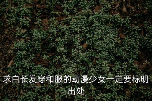 求白長(zhǎng)發(fā)穿和服的動(dòng)漫少女一定要標(biāo)明出處