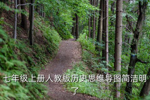 七年級上冊人教版歷史思維導圖簡潔明了