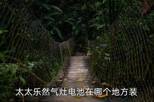 太太樂然氣灶電池在哪個地方裝