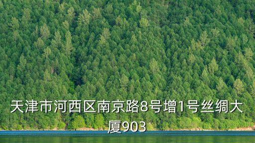 天津市河西區南京路8號增1號絲綢大廈903