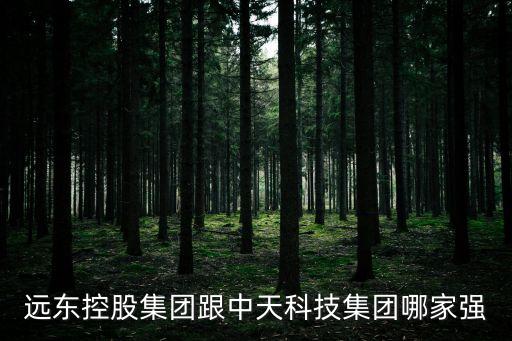 天津市中鐵遠(yuǎn)東科技發(fā)展有限公司，遠(yuǎn)東控股集團(tuán)跟中天科技集團(tuán)哪家強