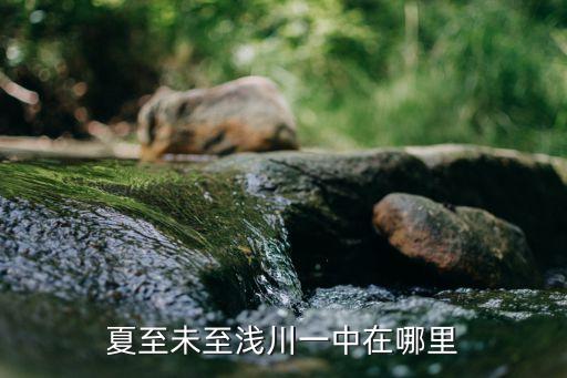 夏至未至淺川一中在哪里