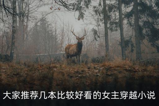 大家推薦幾本比較好看的女主穿越小說