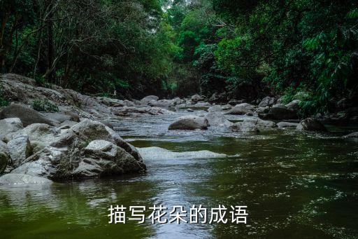 描寫花朵的成語