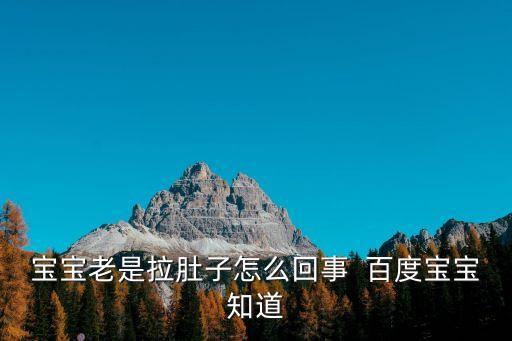 寶寶老是拉肚子怎么回事  百度寶寶知道