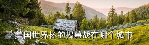 世界杯揭幕戰(zhàn)，美國世界杯的揭幕戰(zhàn)在哪個城市