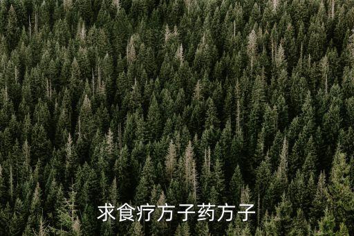 食療方，求食療方子藥方子