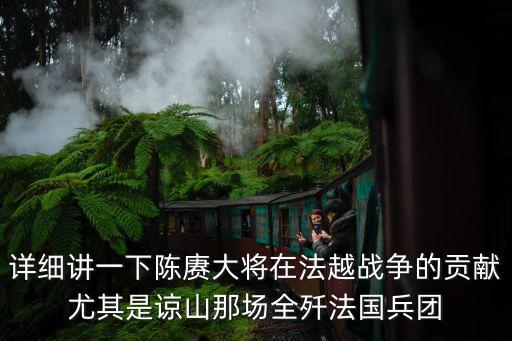 諒山戰(zhàn)役，詳細(xì)講一下陳賡大將在法越戰(zhàn)爭的貢獻(xiàn)尤其是諒山那場全殲法國兵團(tuán)