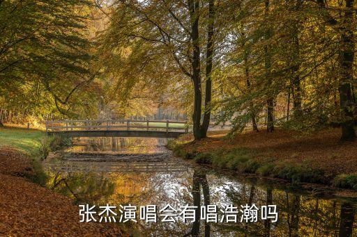 張杰演唱會有唱浩瀚嗎