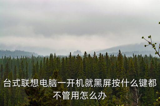 臺式聯(lián)想電腦一開機就黑屏按什么鍵都不管用怎么辦