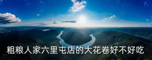 粗糧人家六里屯店的大花卷好不好吃