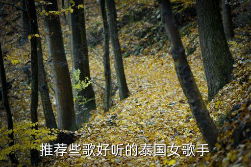推薦些歌好聽的泰國女歌手