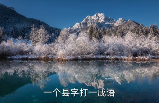 縣的成語，一個縣字打一成語