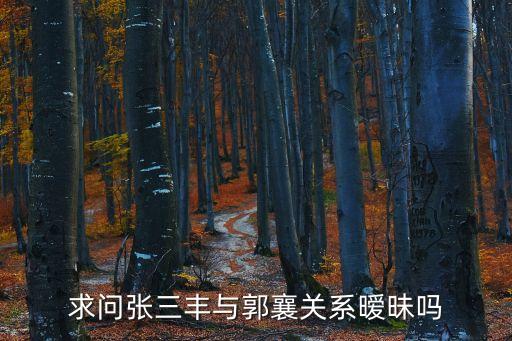 張三豐和郭襄，求問張三豐與郭襄關系曖昧嗎