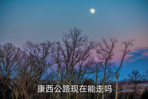  康西公路現在能走嗎