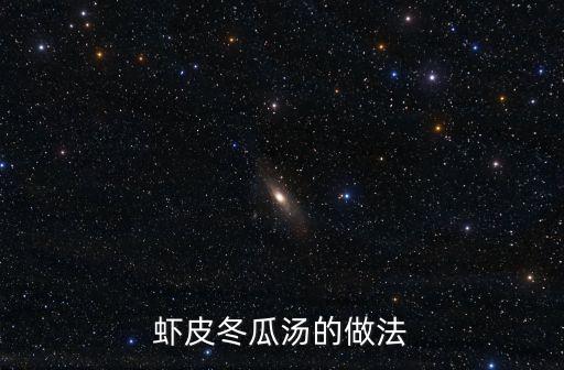 蝦皮冬瓜湯的做法