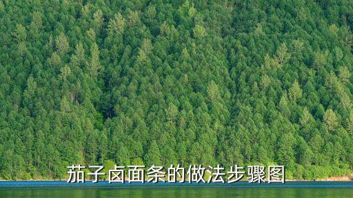茄子面條鹵的做法，面條茄子怎么打鹵