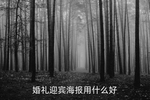婚禮迎賓海報(bào)用什么好
