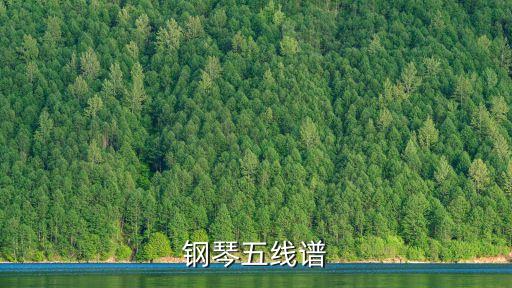 鋼琴五線譜