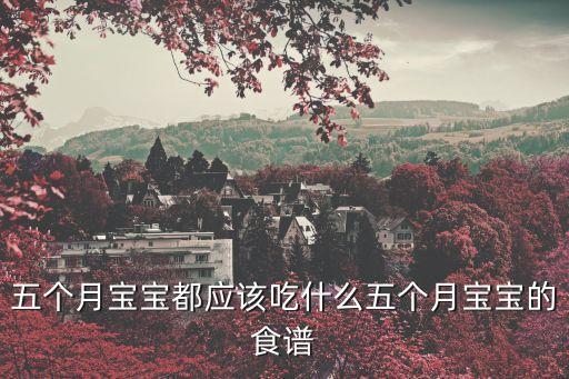 五個月寶寶都應該吃什么五個月寶寶的食譜