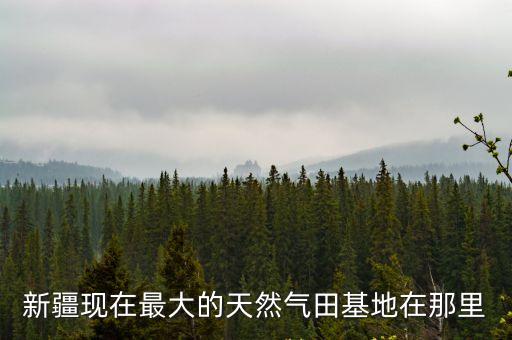 新疆現在最大的天然氣田基地在那里