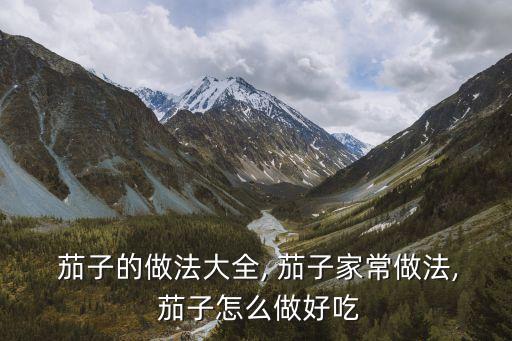  茄子的做法大全, 茄子家常做法, 茄子怎么做好吃
