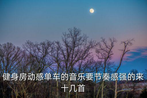 健身房動感單車的音樂要節奏感強的來十幾首