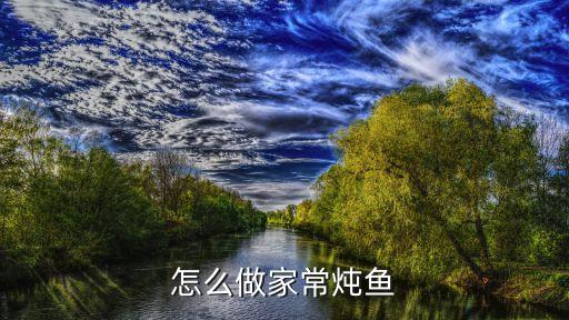 怎么做家常燉魚