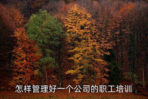 人員培訓(xùn)管理，培訓(xùn)管理人員的方法有哪些