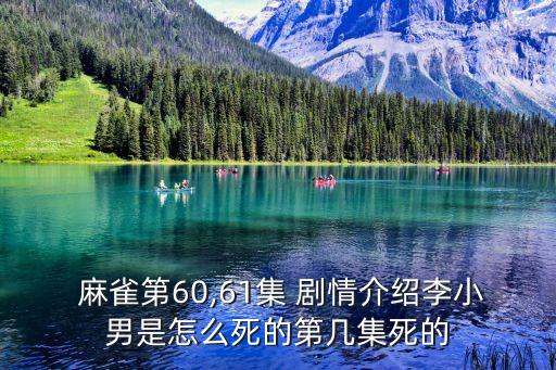  麻雀第60,61集 劇情介紹李小男是怎么死的第幾集死的