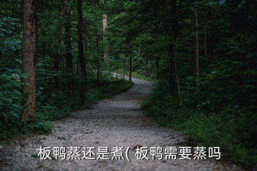  板鴨蒸還是煮( 板鴨需要蒸嗎
