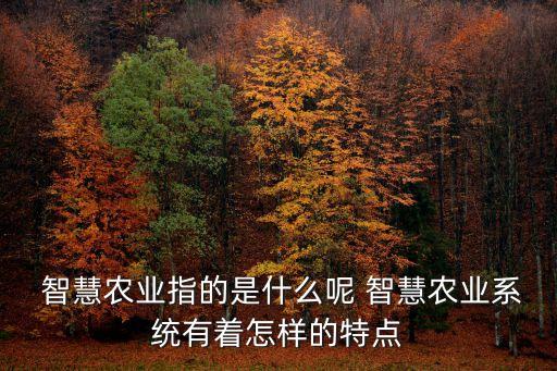 智慧濟大,智慧農業是發展中國家重要組成部分