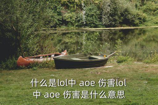 aoe傷害是什么意思,大師對試煉的回答:aoe是什么意思?