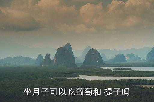 坐月子可以吃葡萄和 提子嗎