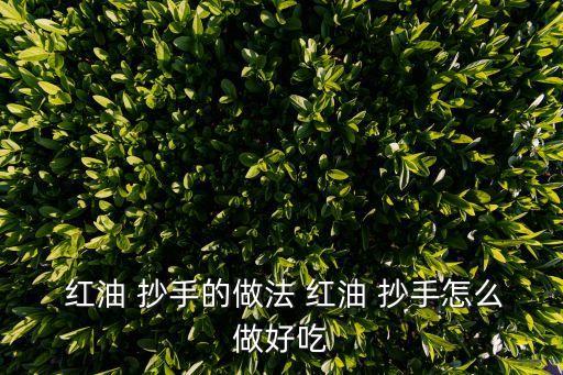  紅油 抄手的做法 紅油 抄手怎么做好吃