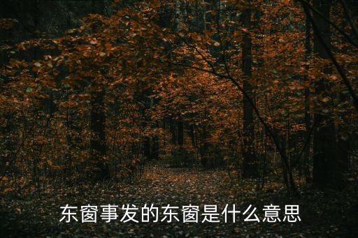 東窗事發的意思,傳口信真煩，夫人、東窗事發成新詞隱喻