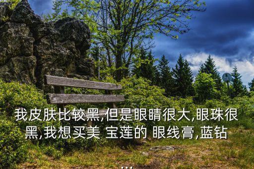 我皮膚比較黑,但是眼睛很大,眼珠很黑,我想買美 寶蓮的 眼線膏,藍鉆...