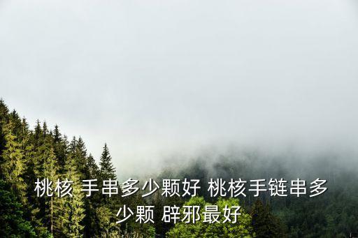 桃核手串能辟邪嗎,桃核手串108最好