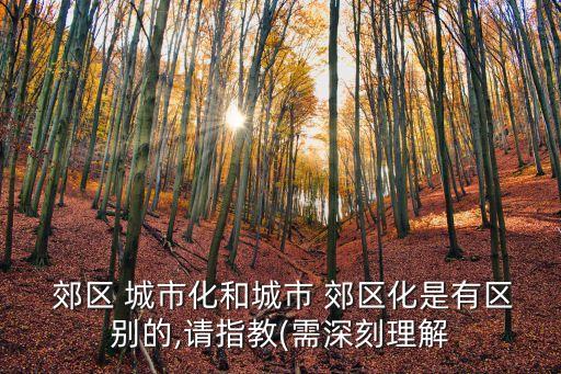 郊區(qū)城市化,郊區(qū)城市化:郊區(qū)成為城市景觀一部分城市被美化