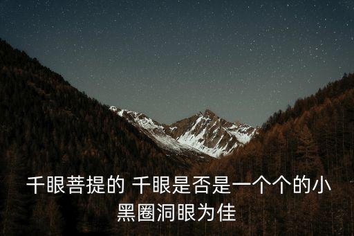 千眼美子,千眼菩提又名吉祥果是罕見的佛教圣物